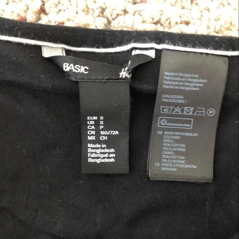 Express XS Body Con Stripe Skirt - Image 4