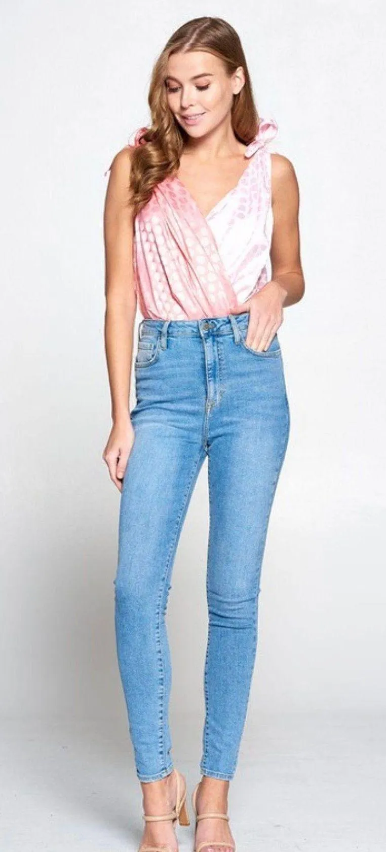 Pink Polka Dot Bodysuit  - Image 5