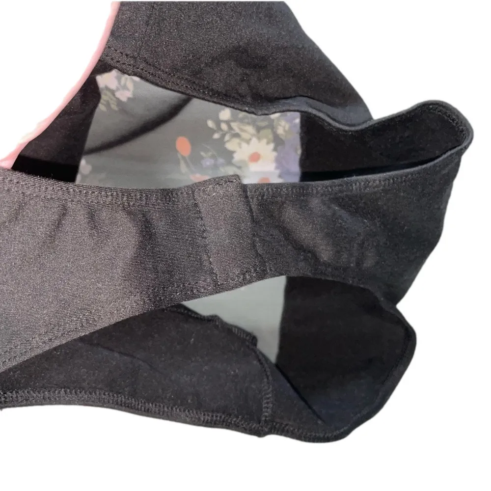 White Birch Dark Floral Sheer Long Sleeve Bodysuit Women Small Y2K Top Going Out - Image 7