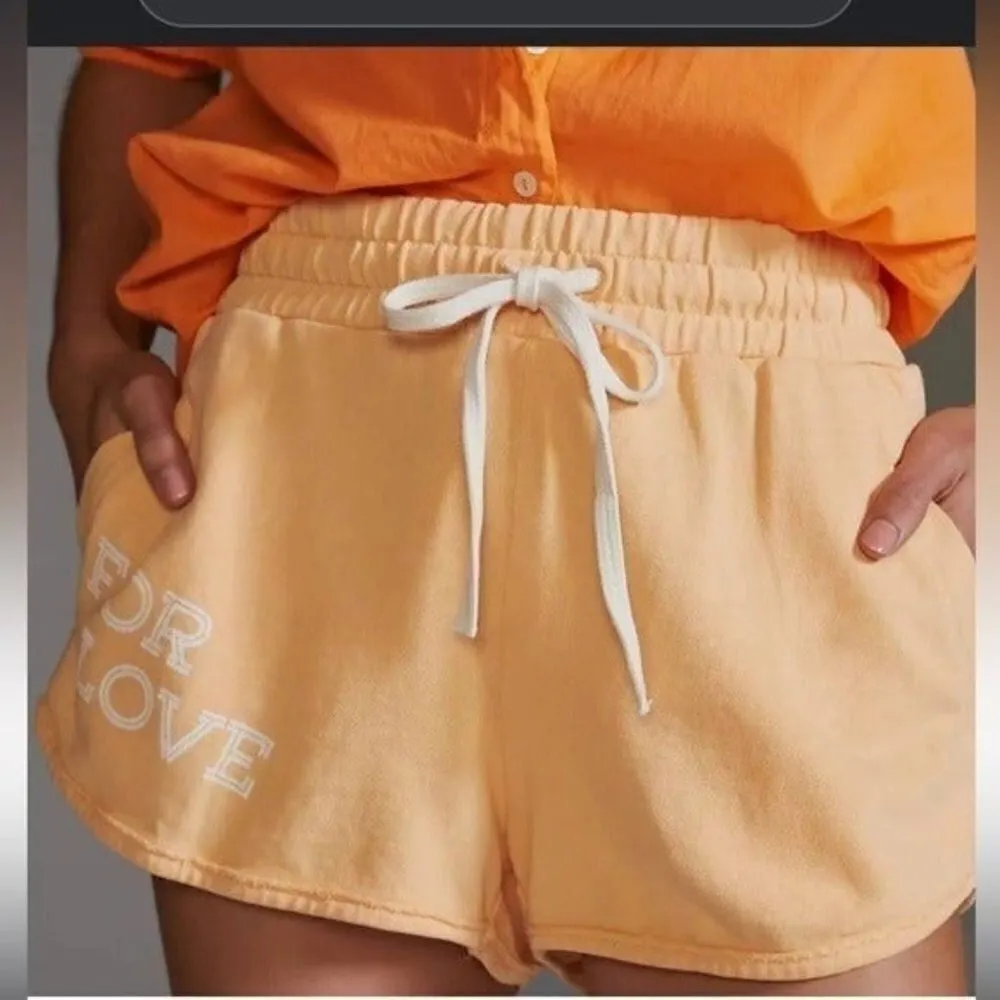 ANTHROPOLOGIE Daily Practice “For Love”Peach High Rise Shorts NEW - Image 6