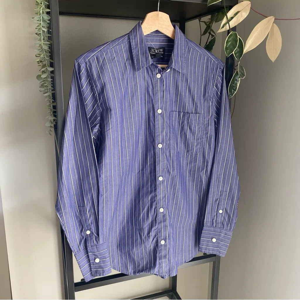 J. Crew Garçon Classic Shirt in Striped Cotton Poplin - Image 2