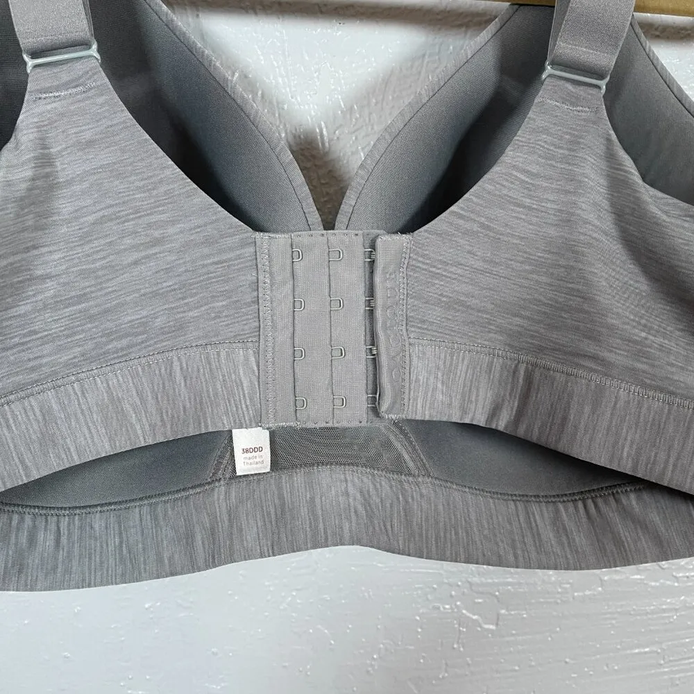 Cacique Women Plus Size 38DDD Light Gray Bra Comfort Bliss Lightly Lined No Wire - Image 6