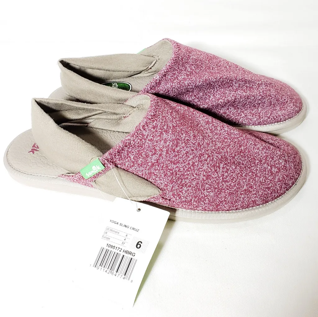 NWT Sanuk Yoga Sling Cruz Sandals Size 6 - Image 2