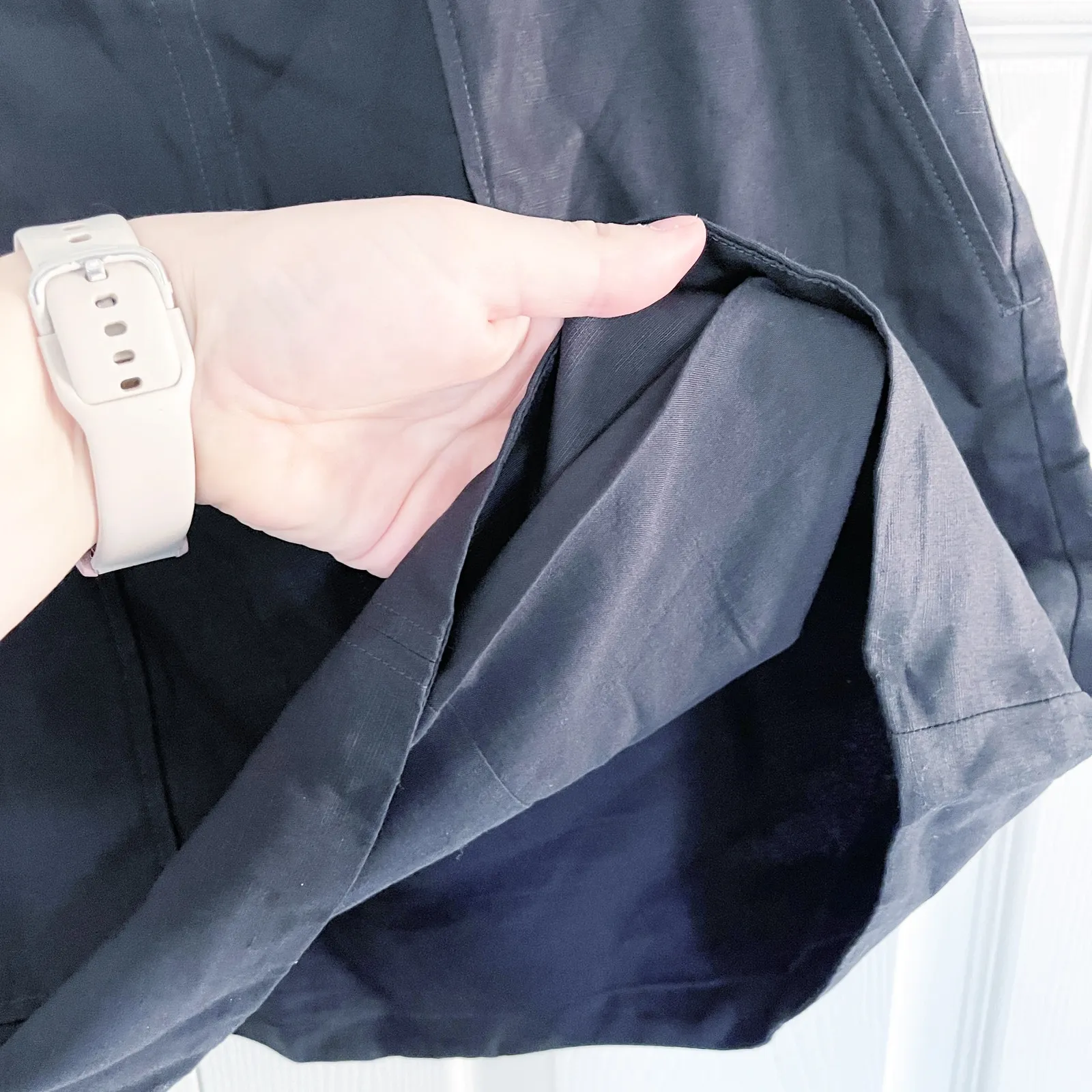 COS Black Belted A-Line Mini Skirt - Image 8