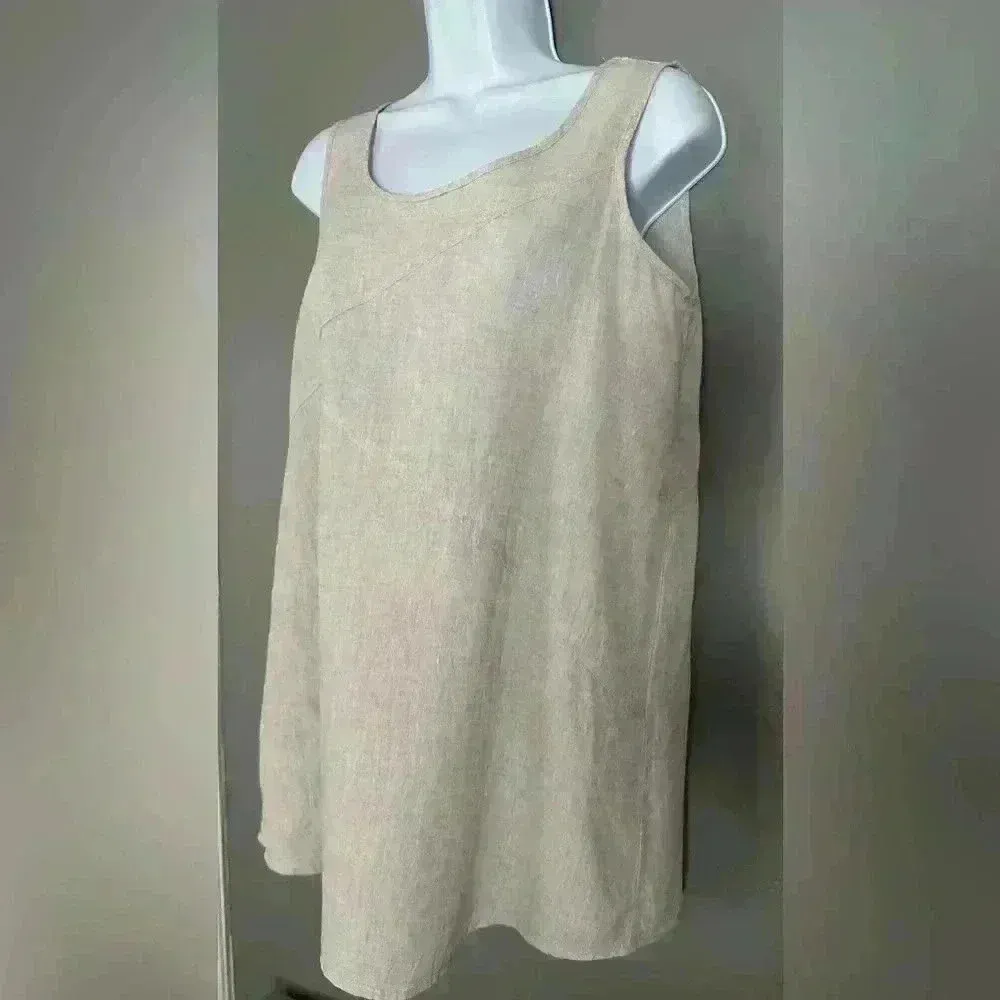 Cynthia Rowley 100% Linen Women Tunic Top (M11) - Image 9
