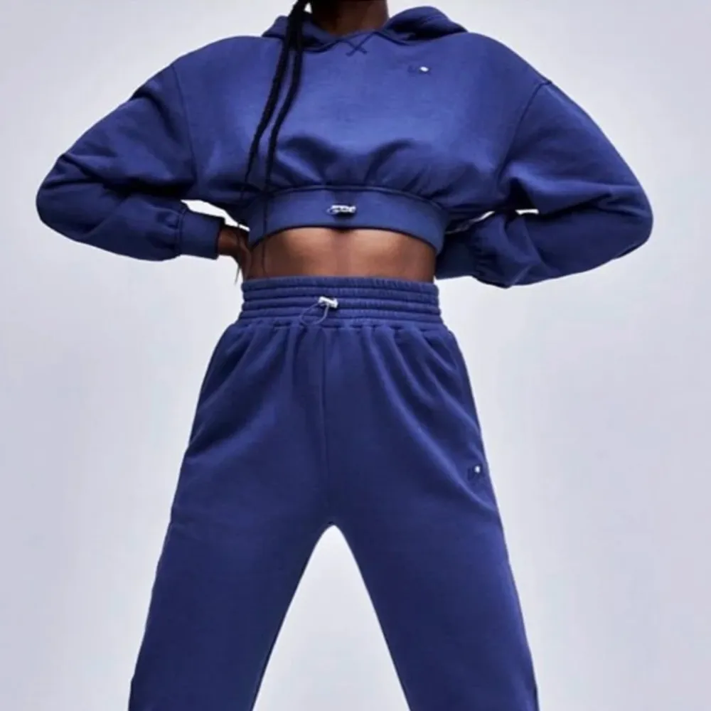 For Love & Lemons Josie Sweatshirt in Navy Blue - Image 3