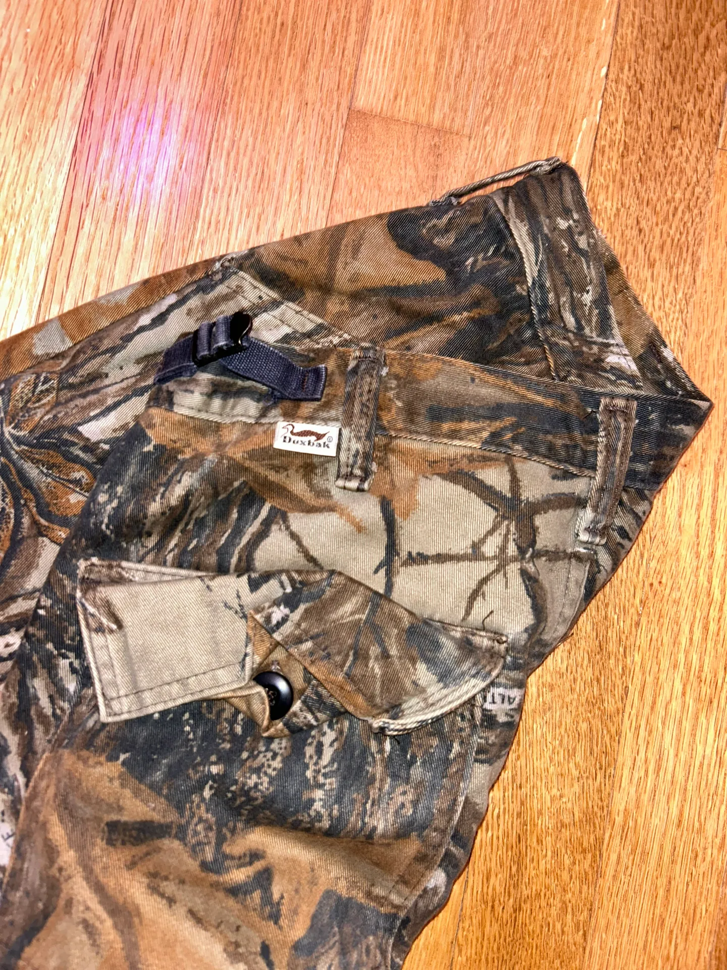 Vintage Duxbak camo Cargo Pants Multiple Size 30 - Image 4