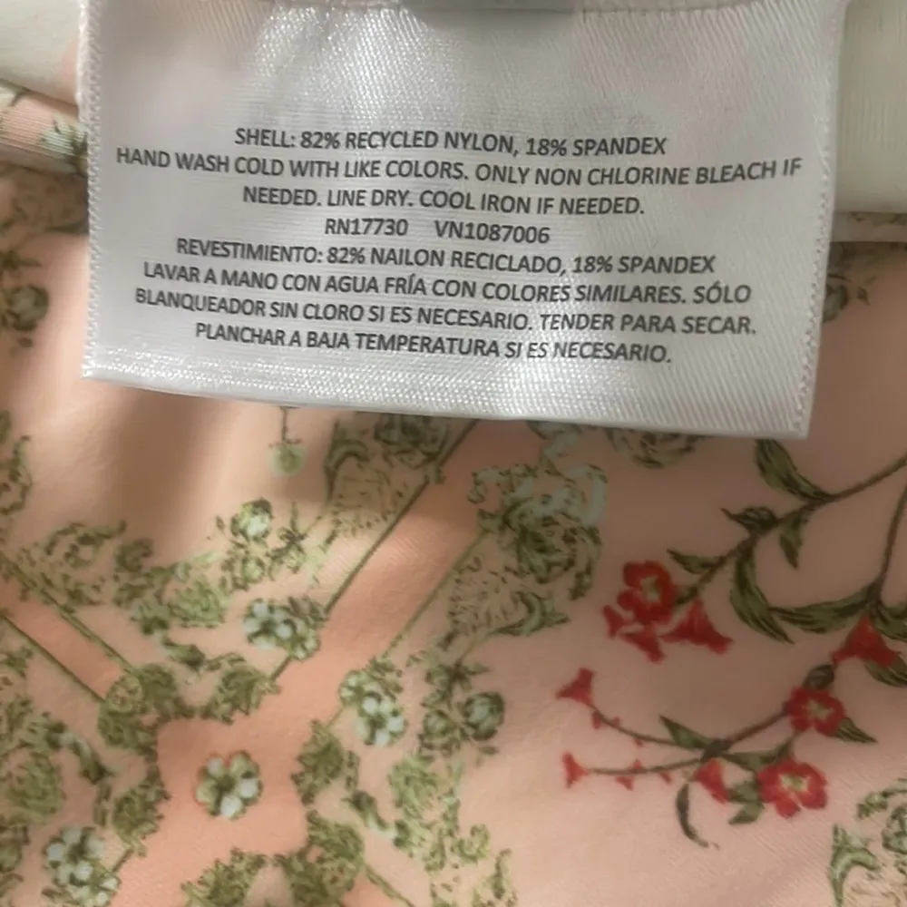 Aguabendita x Target Danny Floral Stripe Print Reversible Bikini Bottoms New XXL - Image 3