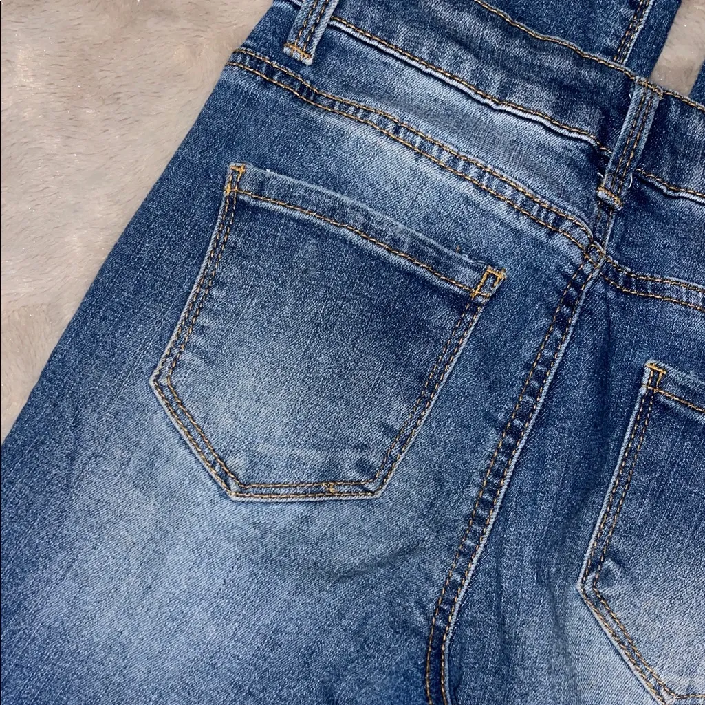 Indigo Rein High-Rise Button Fly Jeans - Dark Blue Sie 1 - Image 10