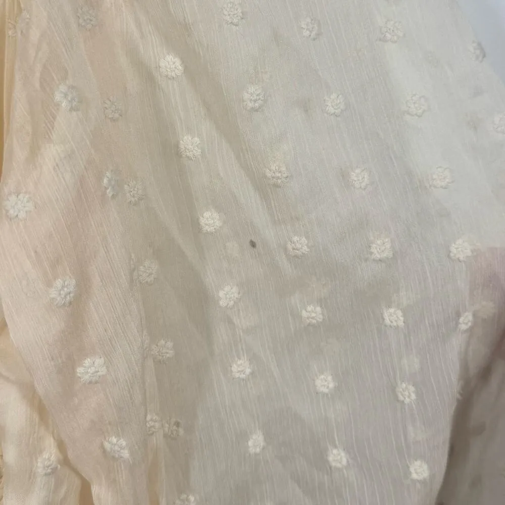 A Collective Story Dress Women M NWT Cream Midi Cream Lace #AD0181 - Image 10