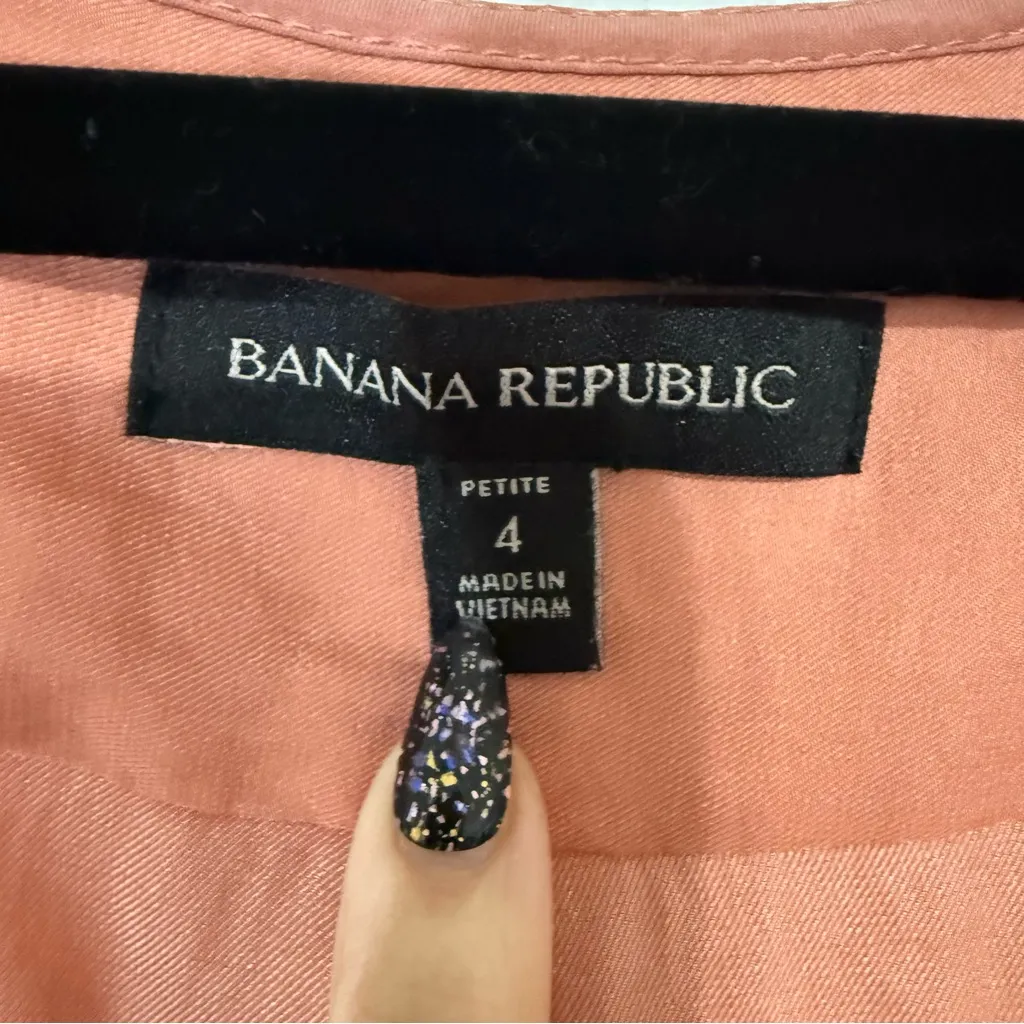 Banana Republic Sleeveless Maxi Dress in Warm Terracotta Size 4 Petite - Image 2