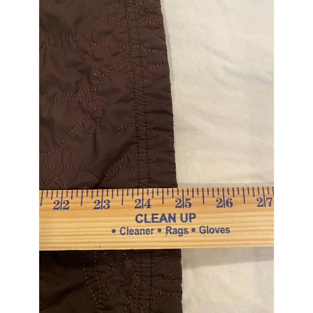 Patagonia Water Girl Zip Up Quilted Jacket Brown Outerwear Womens Size Medium - Image 12