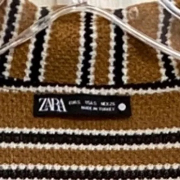 Zara Retro Stripe Relaxed‎ Midi Dress - S - Image 14