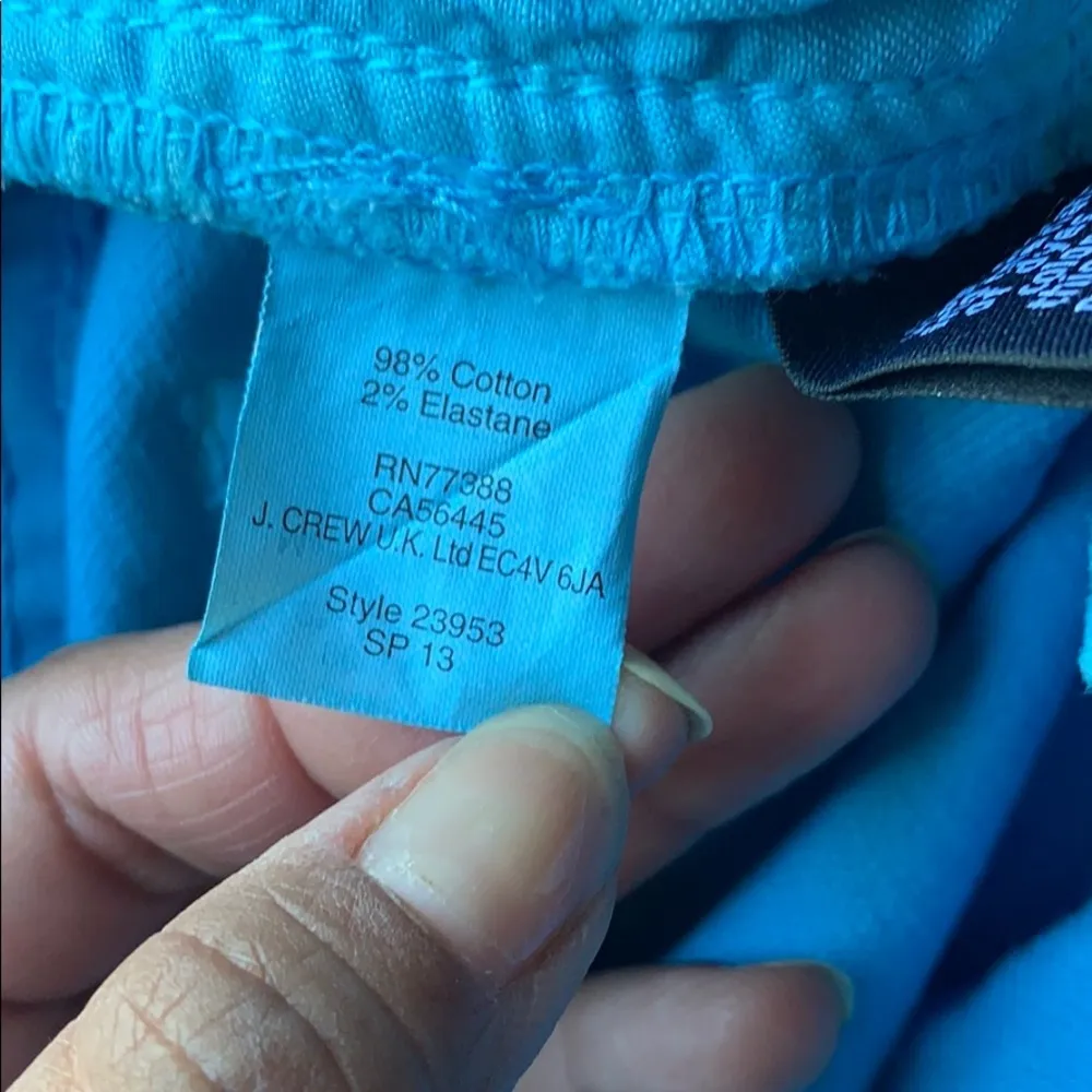J. Crew cropped matchstick jeans sz 26 Scuba blue - Image 9