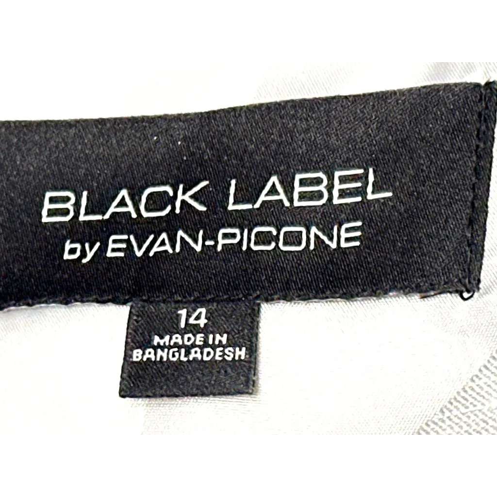 Evan Picone Size 12 n 14 Silver Dress Jacket Set Vintage Inspired Formal Classic - Image 13