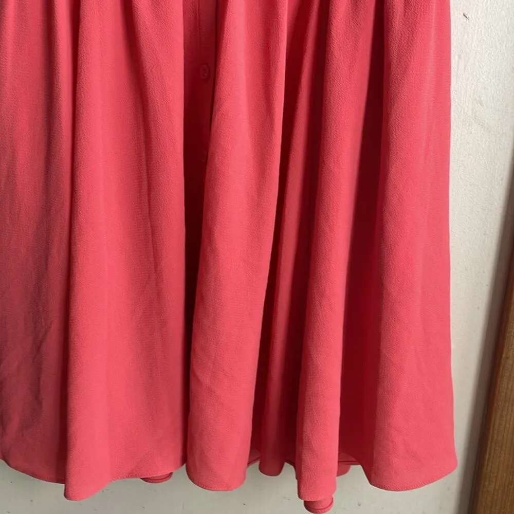 GAL MEETS GLAM Bree Coral Fit and Flare Dress - Image 10