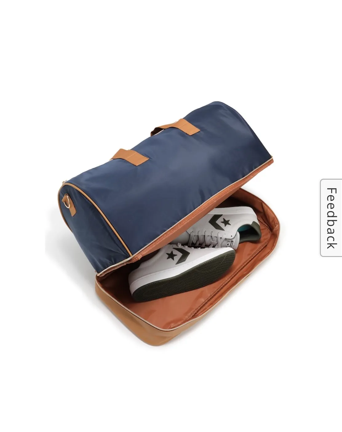 DSW Blue Weekender Duffle Bag - Image 2