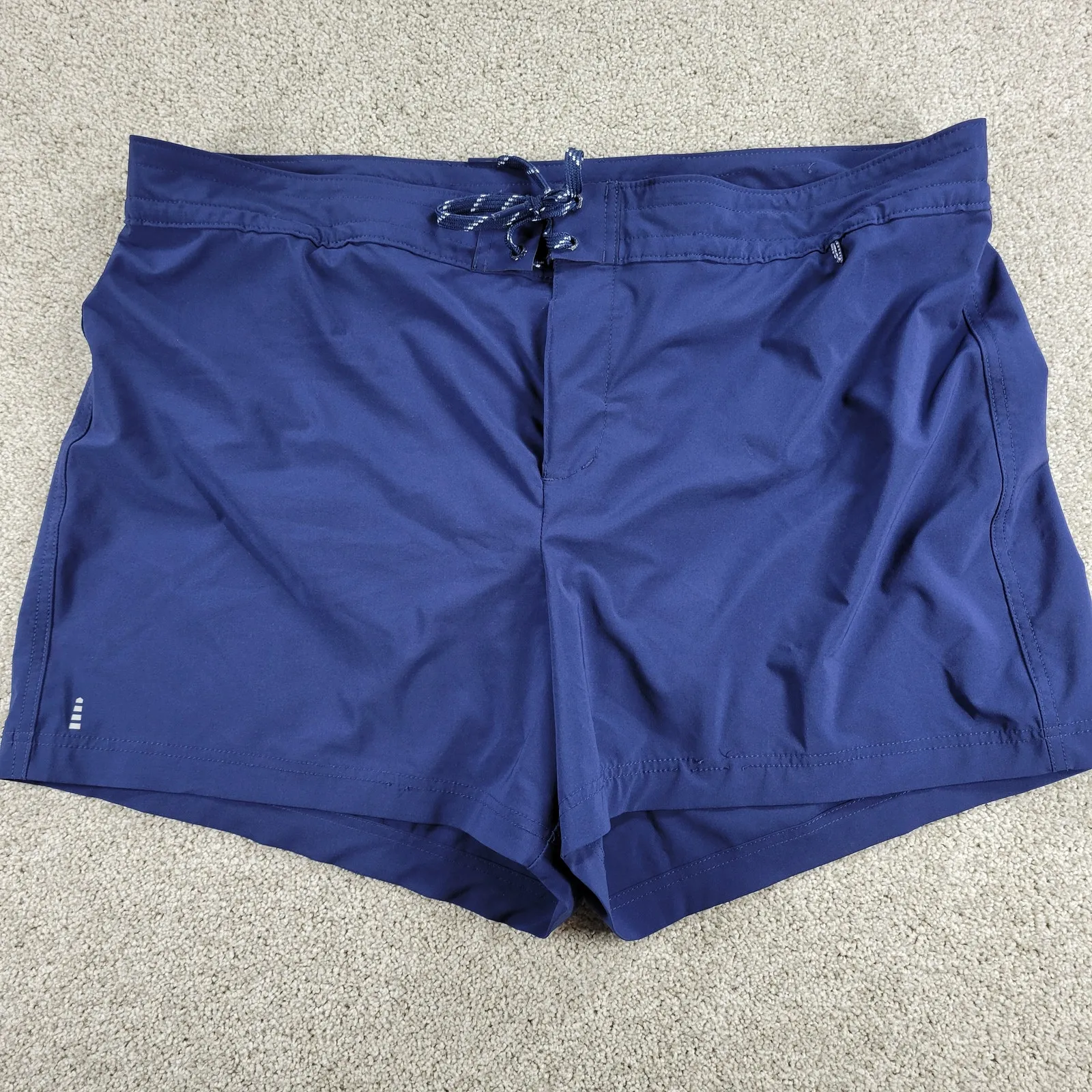 Lands End Womens Board Swim Shorts 20 Blue Drawstring Stretch Pool Beach Summer Size undefined - Image 8