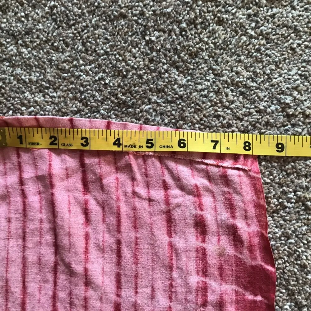 Womens Red White Tie‎ Dye Style Short Sleeve Embroidered Pullover Bohemian Dress Size undefined - Image 9