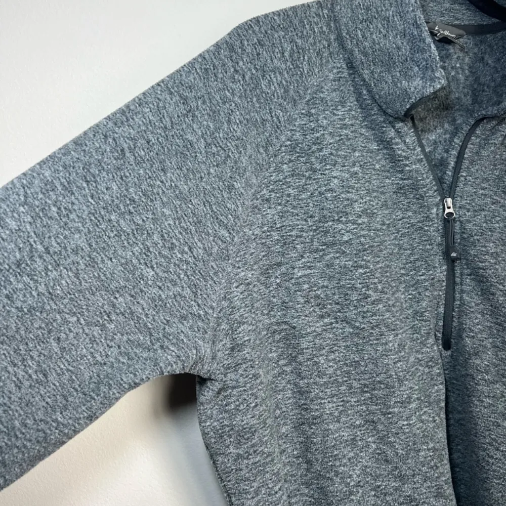 Eddie Bauer Women's Quest Fleece Quarter Zip Pullover Shirt Gray Nature 2XL Tall - Image 6