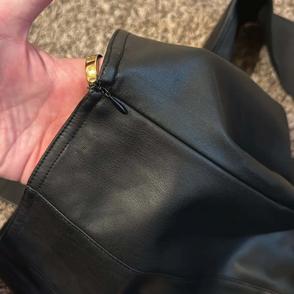 We The Free Faux Leather Pants / Leggings Black 27 - Image 7