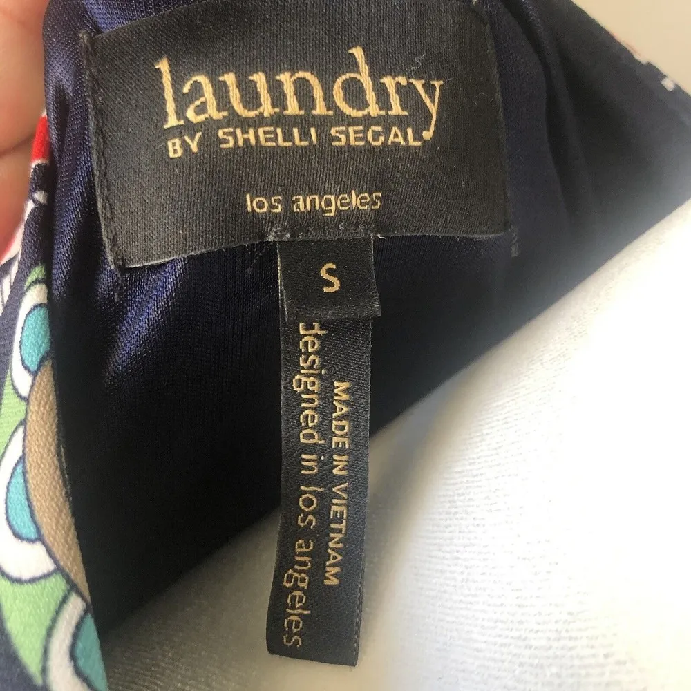 Laundry by Shelli Segal Artistic Print Knit Dress H6 - Image 4