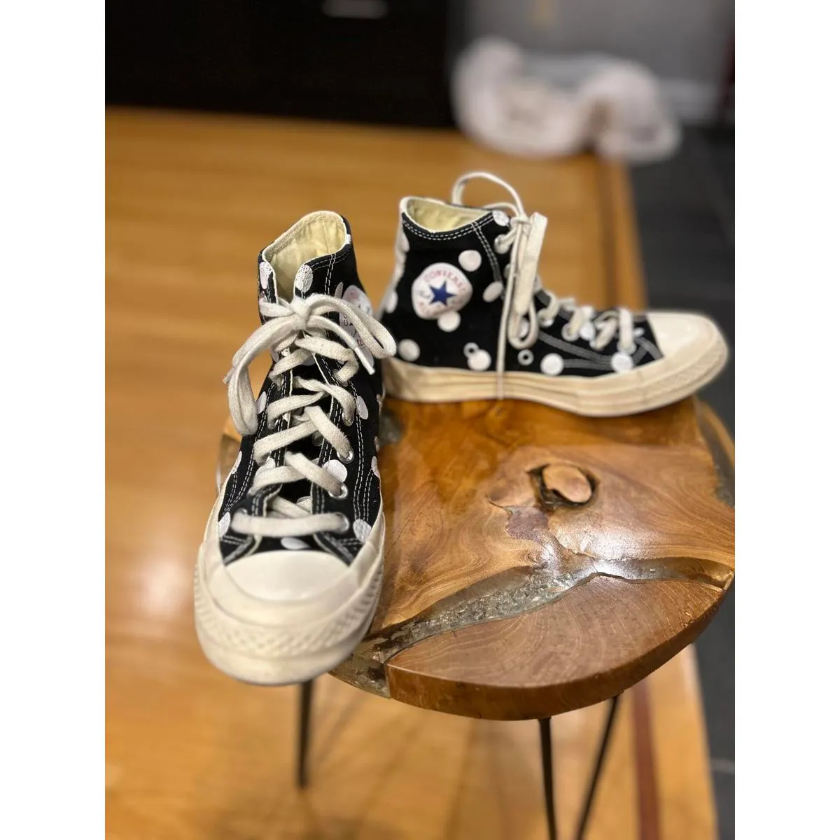 Comme des Garçons PLAY CdG Play x Converse High-Top Sneakers - Image 2