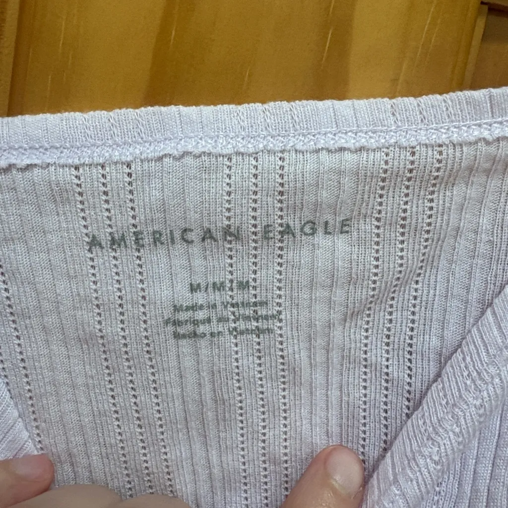 American Eagle Size Medium Light Purple Bra Top Crop Top. - Image 4