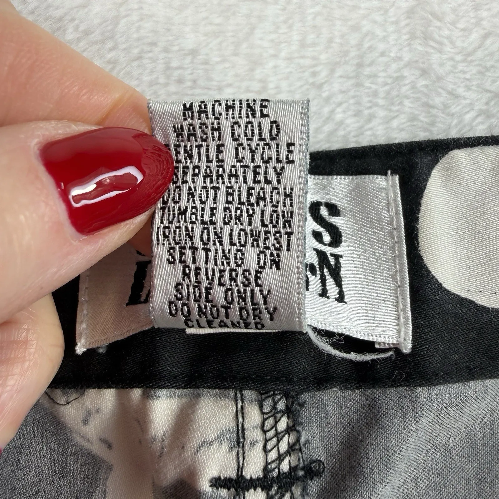 Vtg Chicos Sz 3 US XL 16 Pants Asian Print Crop Straight Leg Art To Wear Boho - Image 8