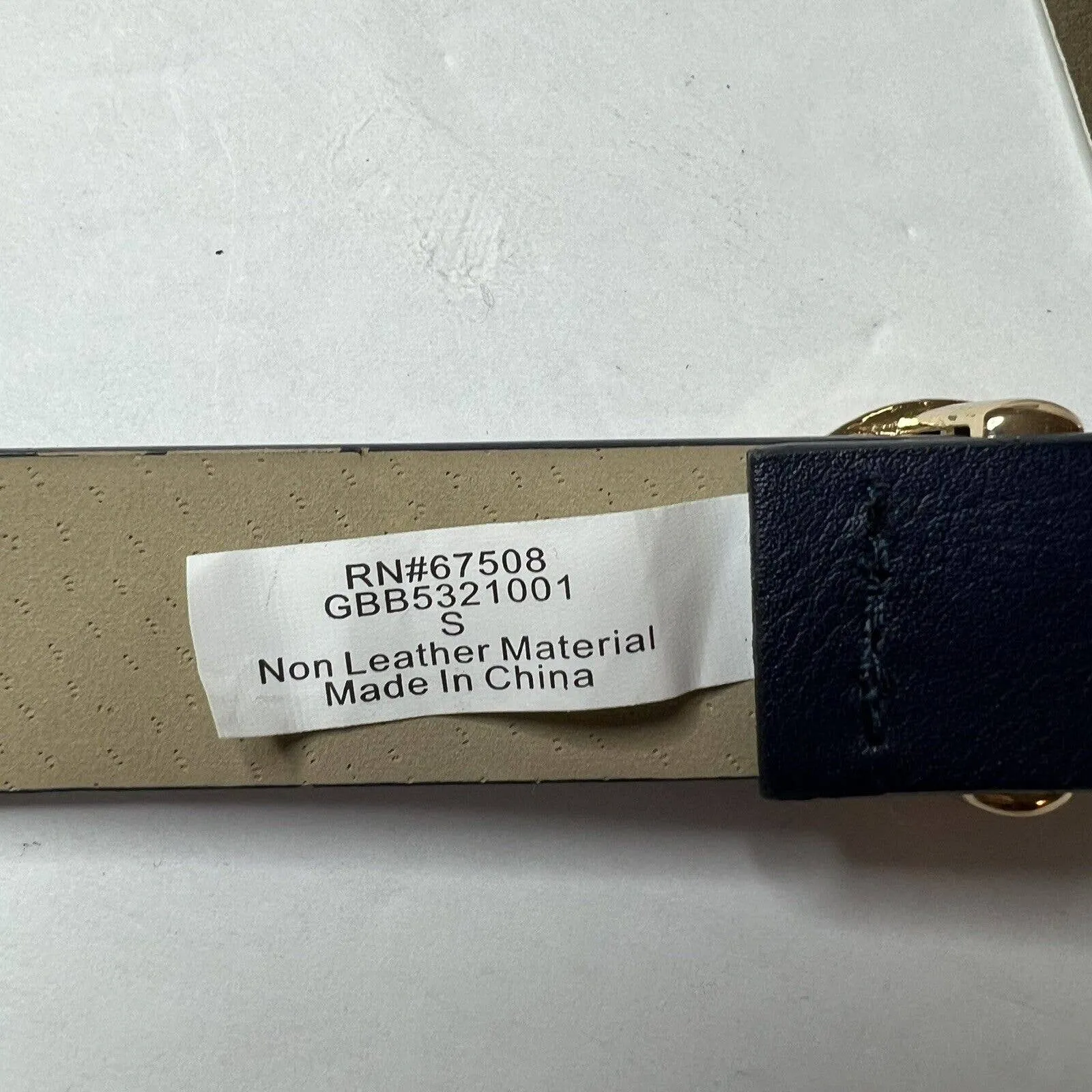 Giani Bernini Logo Keeper‎ Belt Navy Small New - Image 4