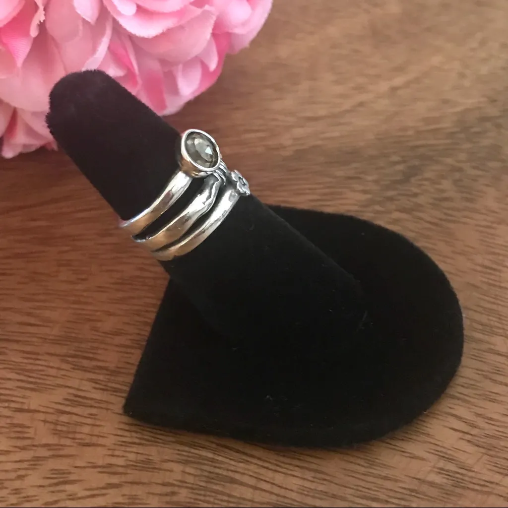 Silpada Smoky Quartz & Sterling Silver Ring Size 6 - Image 3
