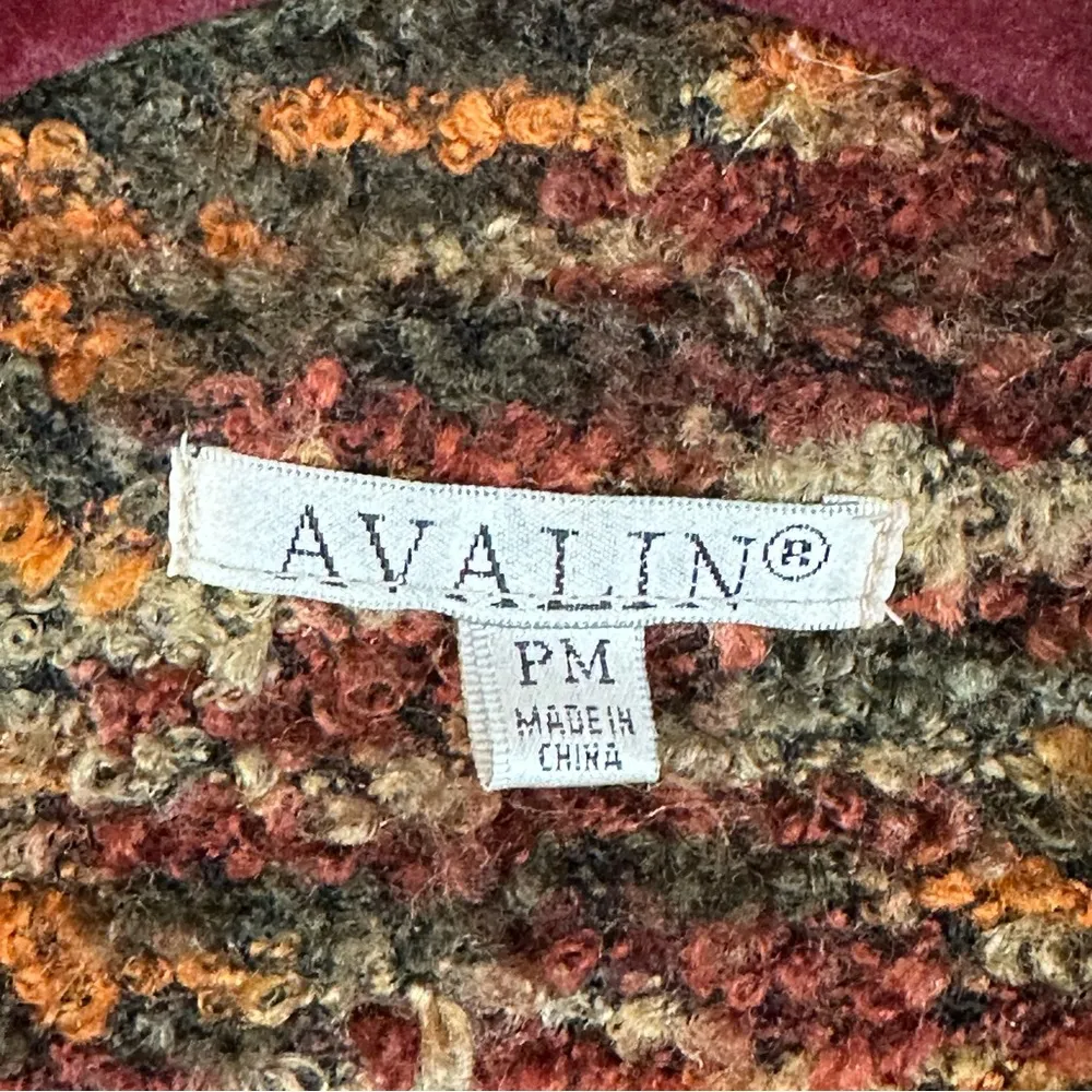 Avalin Brown Boucle Textured Blazer Jacket PM Size undefined - Image 5