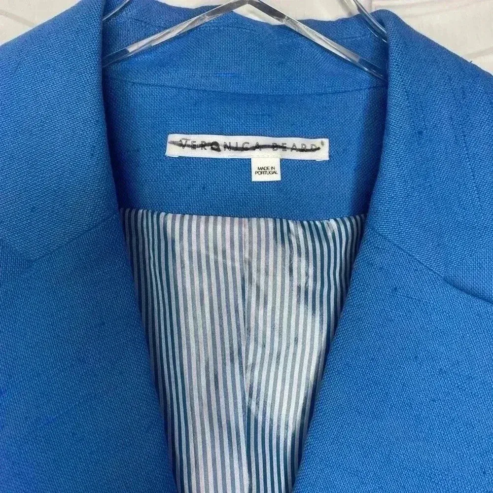 VERONICA BEARD Behren cropped woven blazer Size Medium NWOT - Image 8