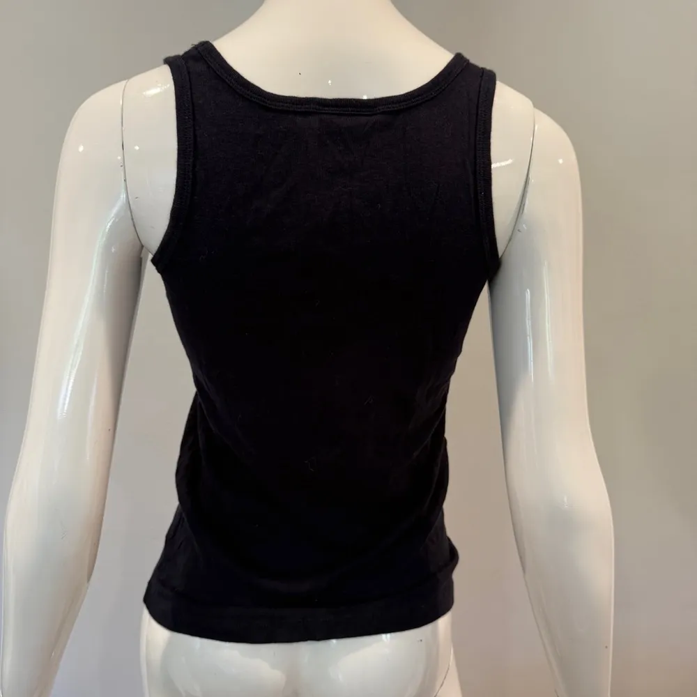 Tory Burch Navy Cotton Tank Top - Image 4