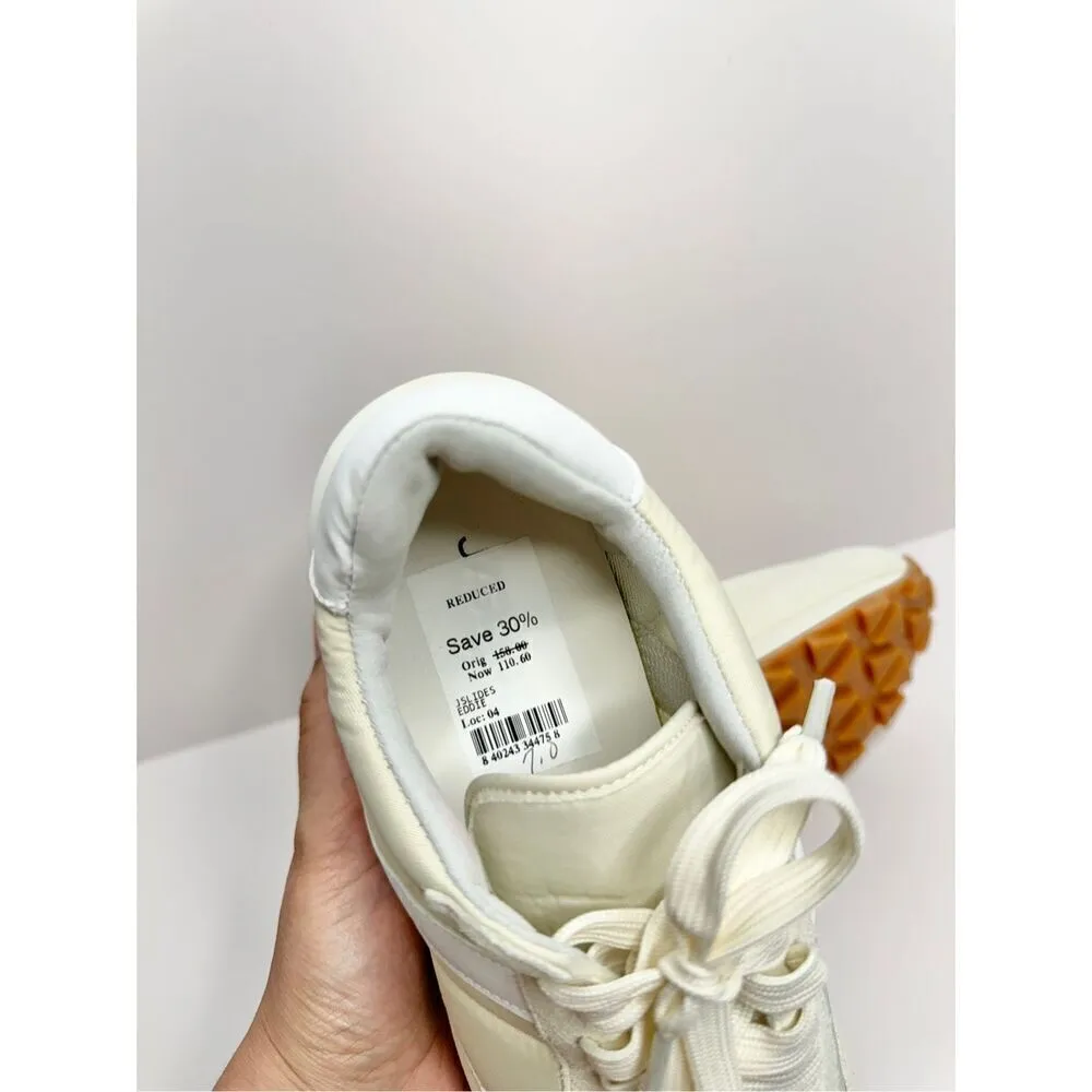 J/Slides Sneakers Size 6 Cream Leather Lifestyle Athletic and Training Shoes NEW - Image 10
