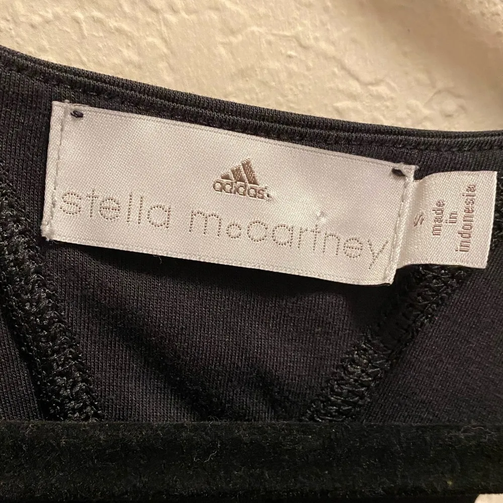 Adidas by Stella McCartney Black Racerback Tank. - Image 9