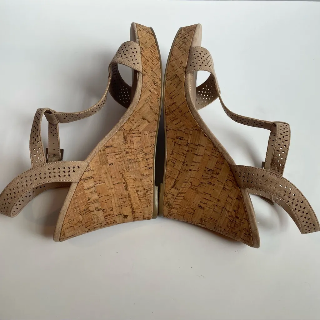 Charles By Charles David Tan Sandals with Perforated Design (NWT) - Image 3