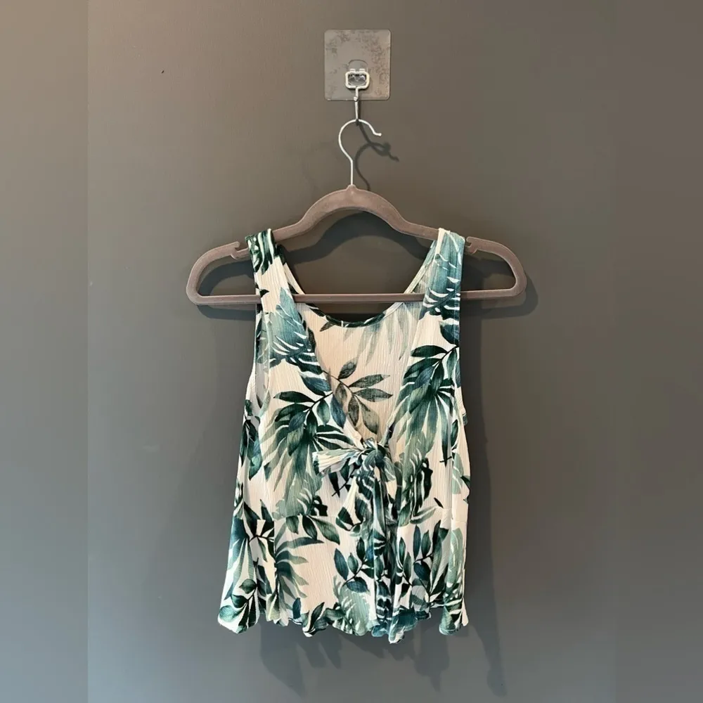 Vici, Tropicana Palm Print Top, Small - Image 5