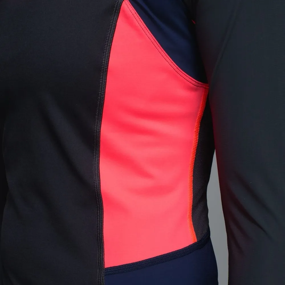 Lululemon Trail Bound Long SleeveDeep Coal / Deep Navy / Electric Coral - Image 9
