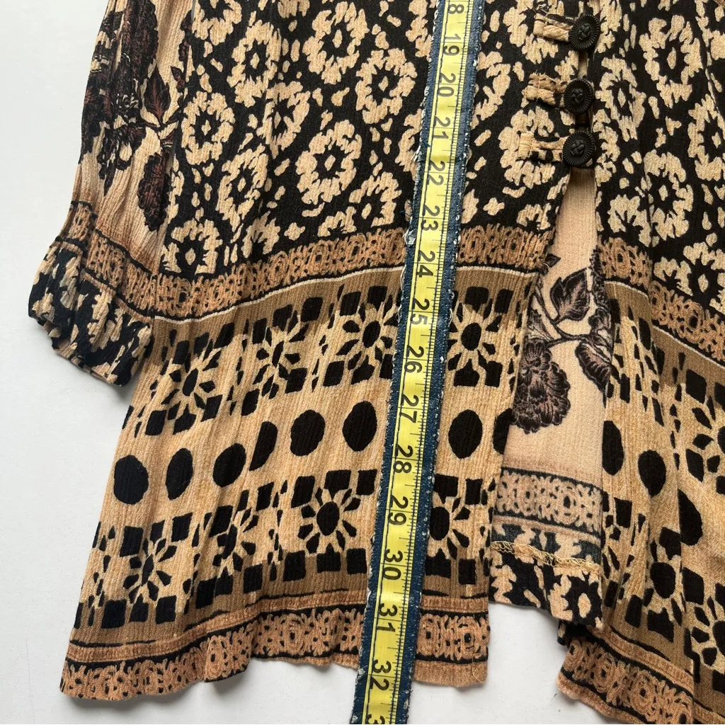 Vintage Sharon Anthony Boho Blouse – Size 16W XL – 100% Rayon – Made in USA - Image 8
