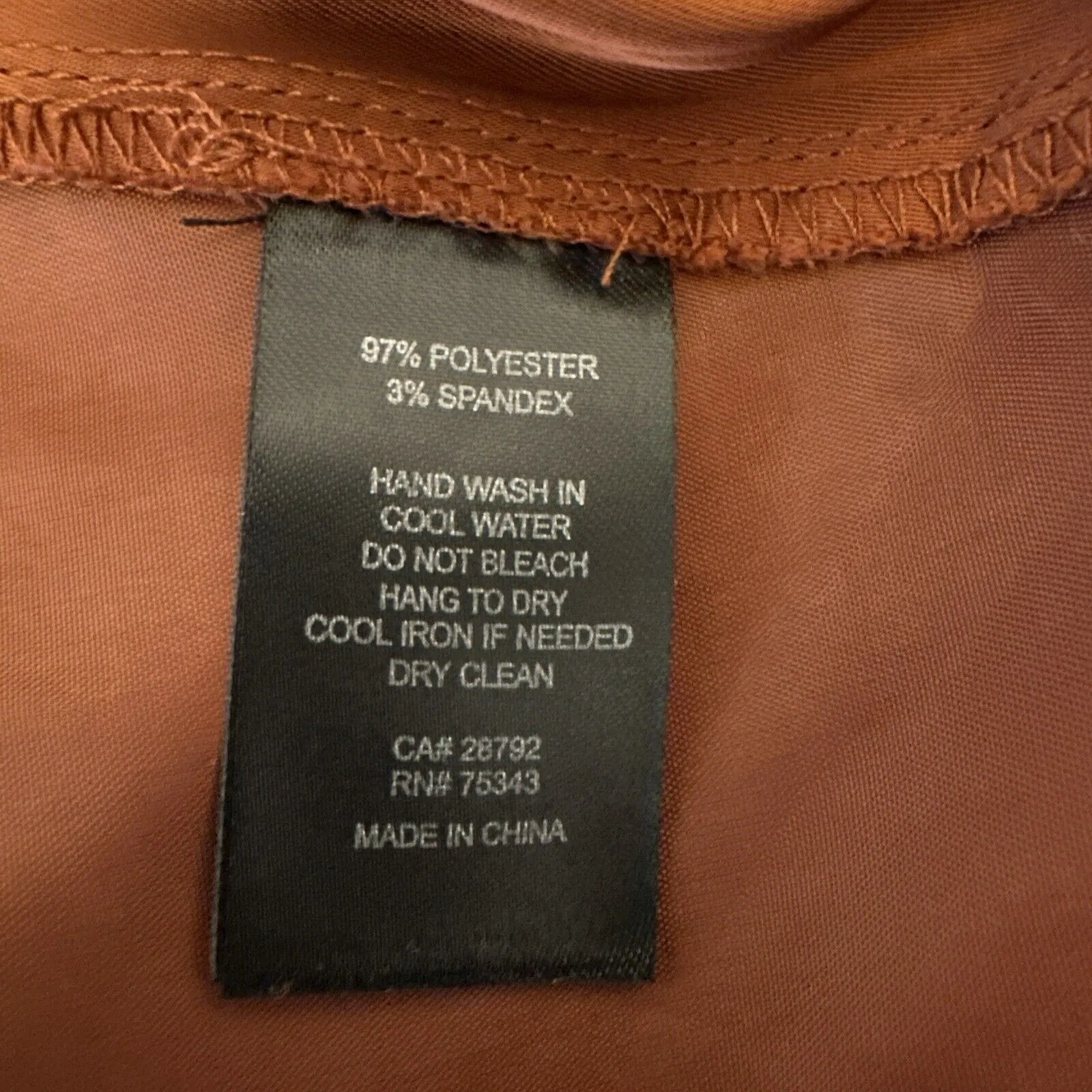 Joie Womens Wide Leg Cropped Belted Pants Size XL Terracotta Satin Pockets - Image 7