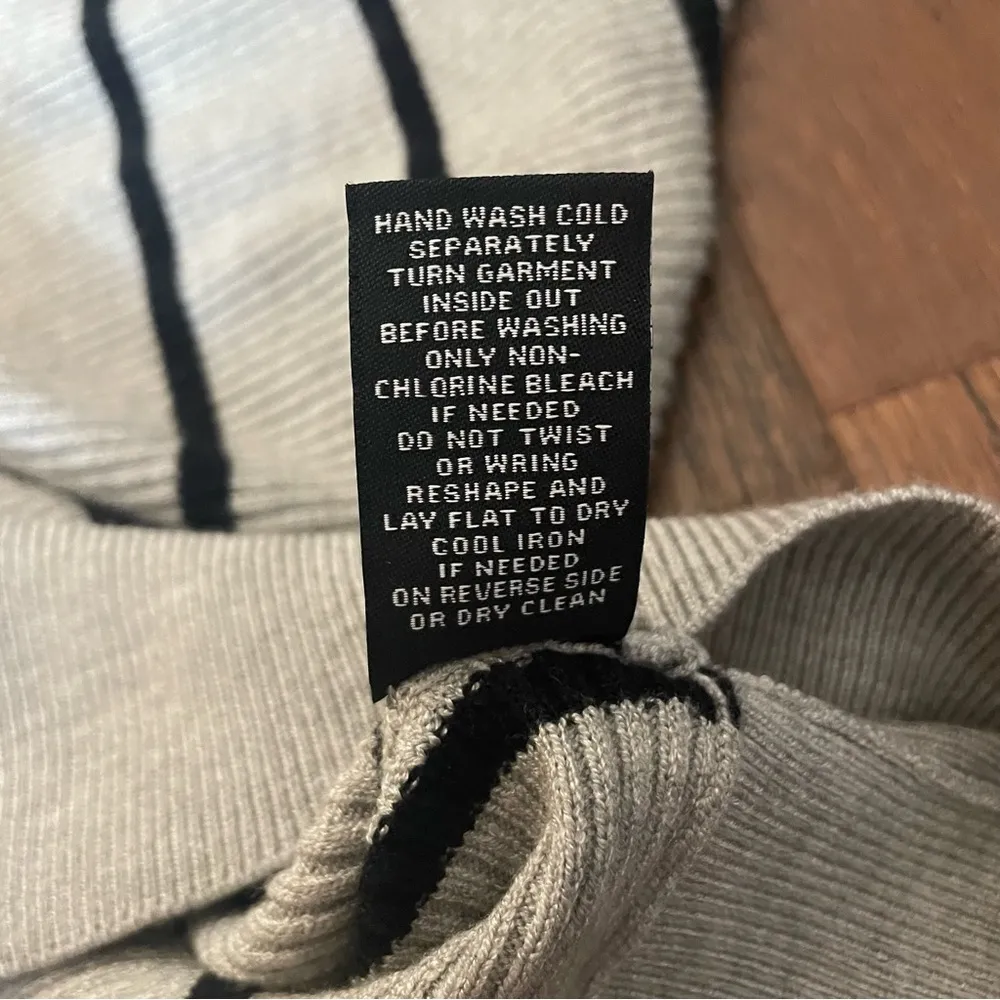 PREMISE dolman sleeve pullover striped sweater, size L, NWT - Image 8