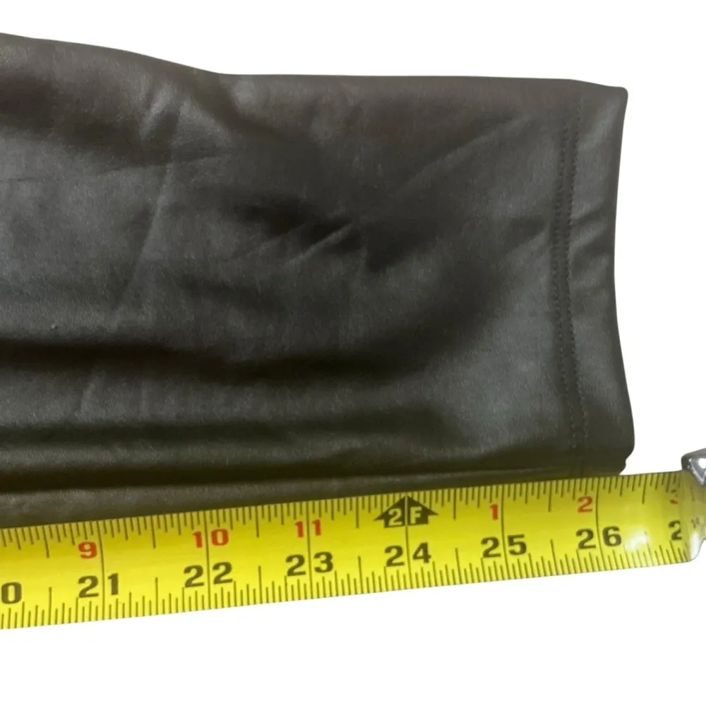 Torrid black faux leather pull-on leggings size 2 - Image 5