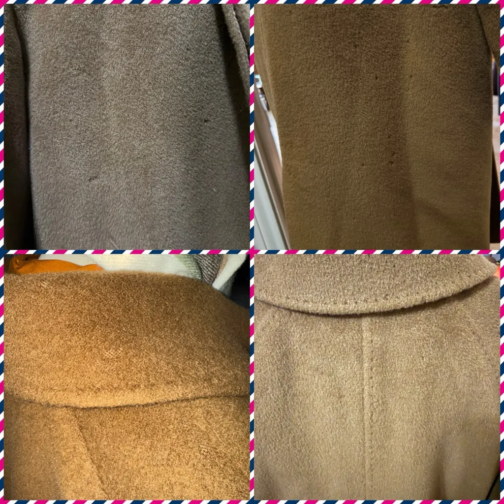 Cinzia Rocca Long Pure Virgin Wool Brown Coat Vintage Made in Italy sz 16 - Image 13