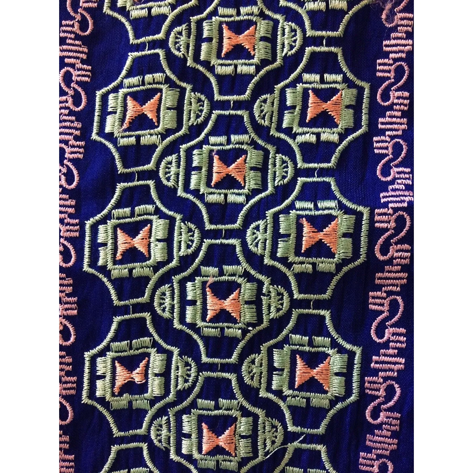 West 36th Womens Dress Sz Medium Boho Bohemian Tribal Vibrant Colorful Festival Blue - Image 9