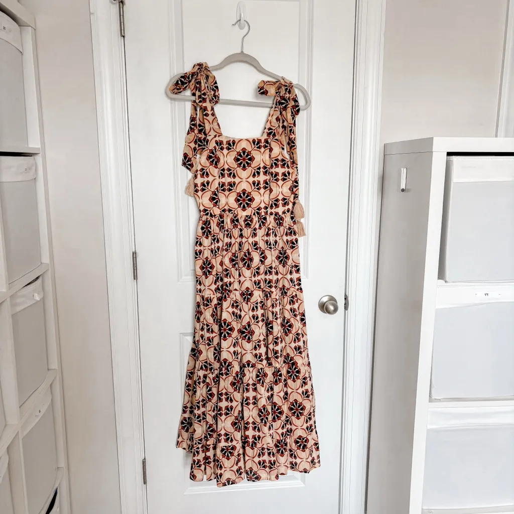 Mille Daphne Sundress Maxi Dress Sayulita Pink Size XS - Image 3