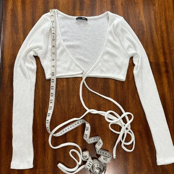 PaperMoon Crop Top White - Size‎ S. - Image 6