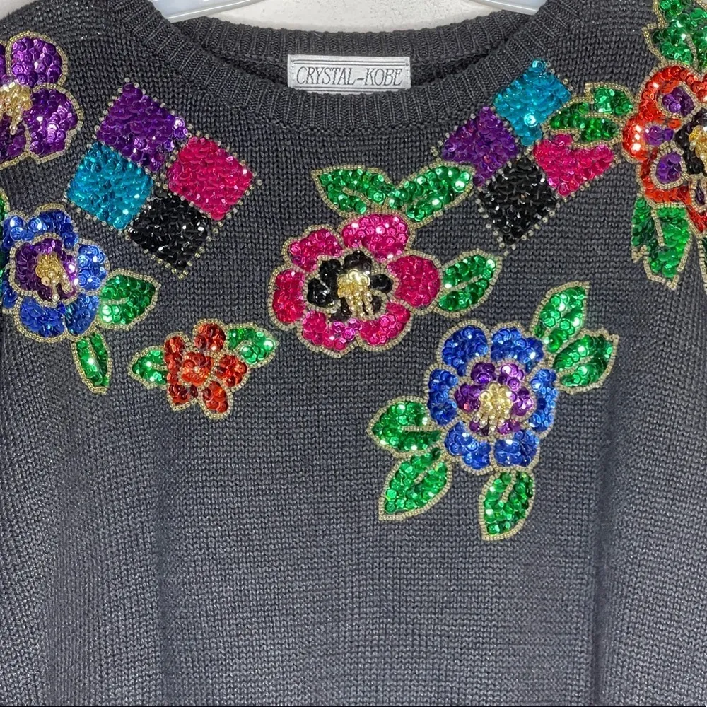 Vintage Krystal‎ Kobe Sweater Black - Image 3