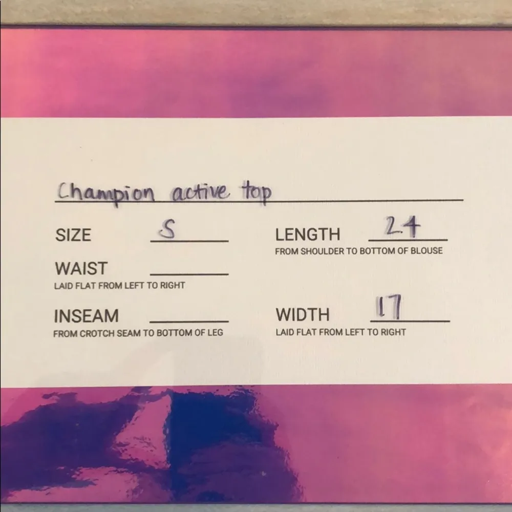 Champion semi fitted long sleeve top - Image 2