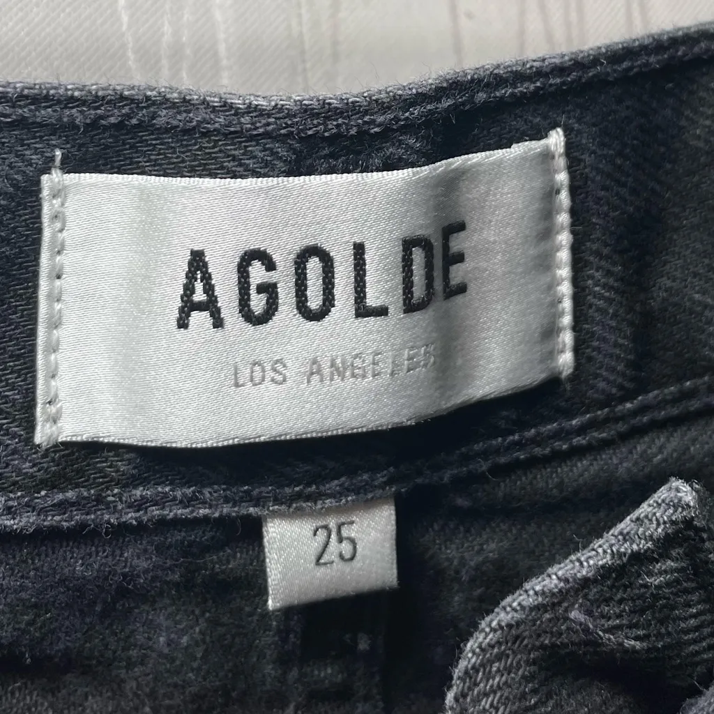 AGOLDE Cherie High Rise Straight Jeans - Image 9